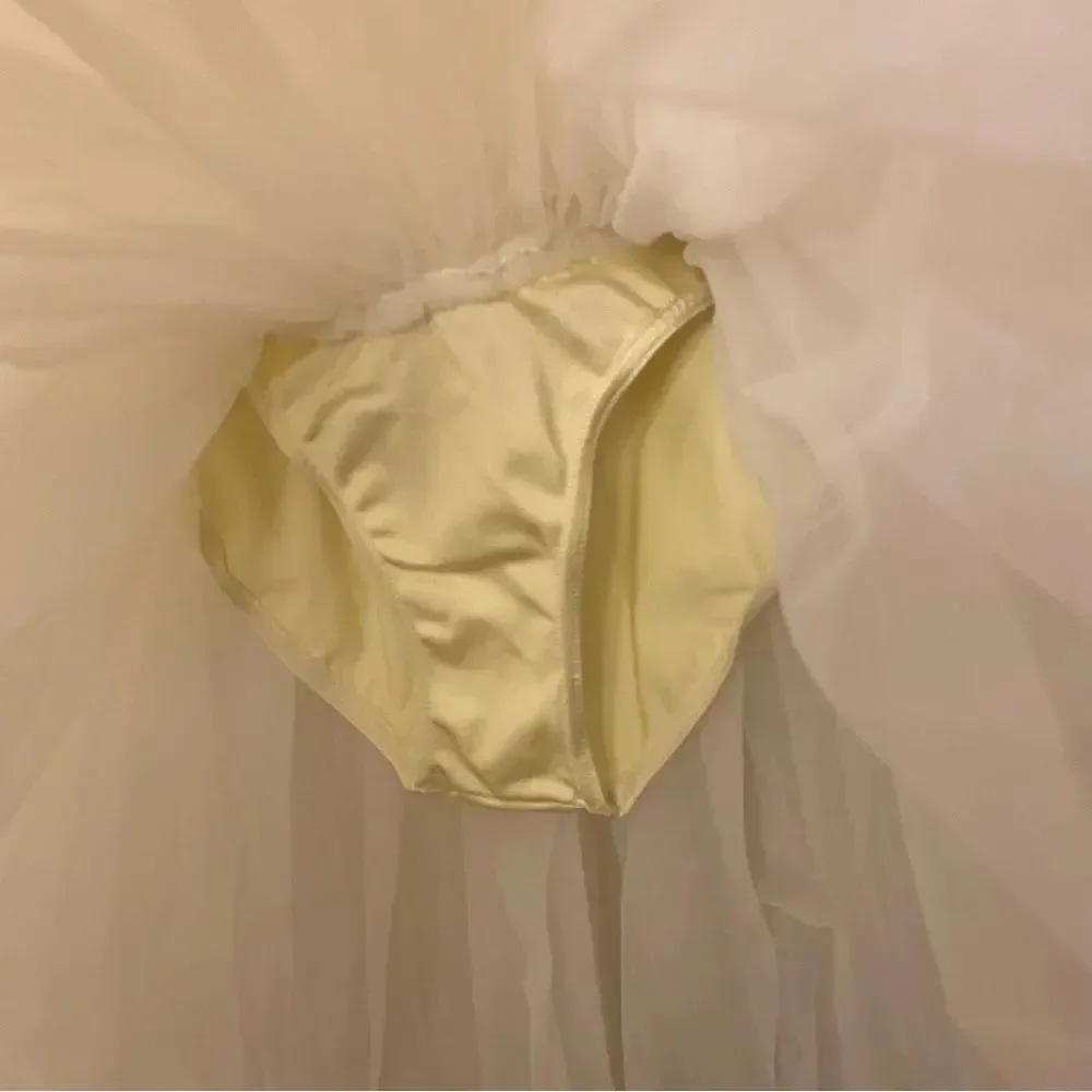 Weissman Dance costume ballet tutu ivory velvet lace rhinestone Arietta 14137 LC